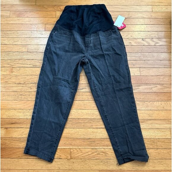 NEW Womens Size 12 Isabel Distressed Maternity Jeans - Picture 1 of 5